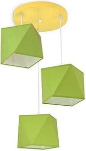 Hängelampe Kinderlampe für Kinderzimmer schöne Hängeleuchte Metall verschiedene Varianten 299-E3D (Grün)