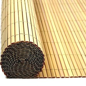 PVC Sichtschutzmatte Sichtschutzzaun Sichtschutz für Zaun Balkon Bambus 1,8x3 m