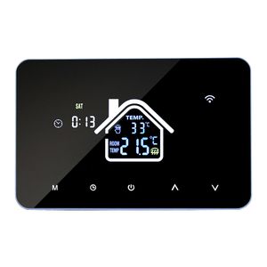 Smart fußbodenheizung Thermostat Warmwasserbereitung Raumthermostate, Touchscreen, wöchentlich programmierbare für Zuhause, Schule, Büro, Hotel