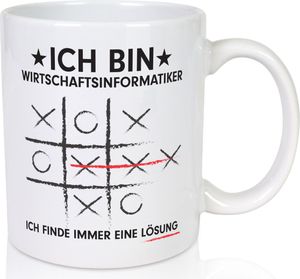 Löse Probleme: Wirtschaftsinformatiker v2 - Tasse Weiß