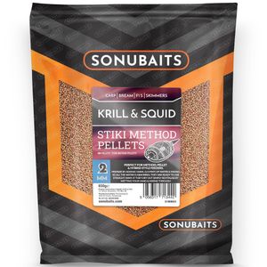 Sonubaits Stiki Krill & Squid Method Pellets 650 g 2 mm