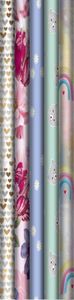 Stewo Rollo, Geschenkpapier, Türkis, Muster, Papier, Herzlichen Glückwunsch, Jede Gelegenheit