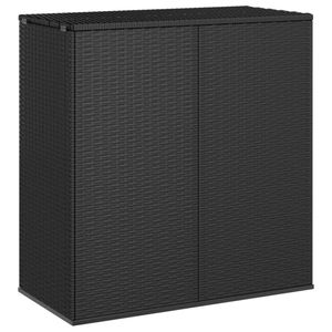 vidaXL Zahradní box na polštářky PE ratan 100x49x103,5 cm černý