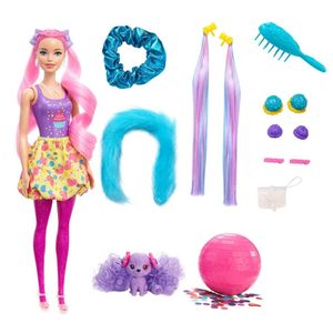 Barbie Colour Reveal Glitter! Lalka do zmiany włosów, brokatowy róż