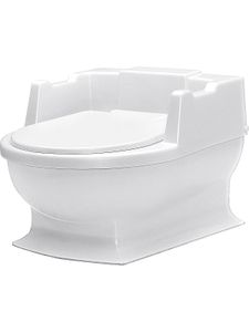 Reer Baby Sitzfritz - Die Mini-Toilette zum Großwerden, weiß Toilettentrainer Töpfchen/WC-Sitze/Trittschemel bayw1120