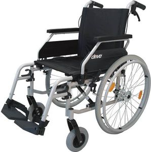 Standardrollstuhl Drive Medical Ecotec 2G, faltbar, bis 130 kg belastbar, Ausführung:mit Trommelbremse, Sitzbreite:42 cm
