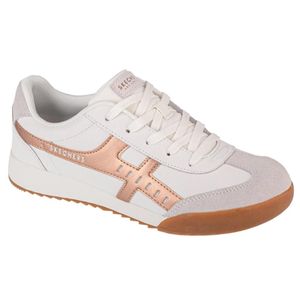 Skechers Zinger Metallic Roads Damen Sneaker Weiß/Roségold