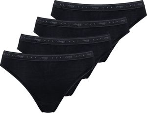 sloggi 4er Pack 24/7 100 Tai Slip Elastikbund mit sloggi-Logo, Angenehm elastisch am Beinabschluss, Weiches Futter im Schrittbereich