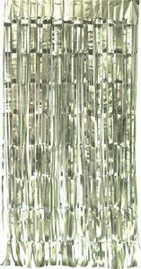 Lametta Vorhang 50x100cm, Farbauswahl:mintgrün / mint / matt