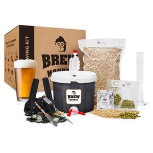 Brew Monkey® Bierbrauset IPA Bier | Komplett Set 5 Liter Bier | 5,7% Vol. | Bier Brauen Set | Männergeschenke | Bier Geschenke für Männer | Geburtstagsgeschenk für Männer