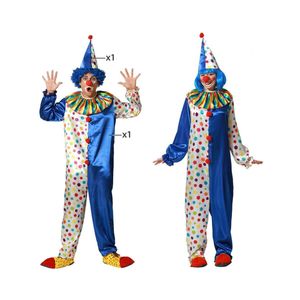 Verkleidung für Erwachsene Clown Blau - XL
