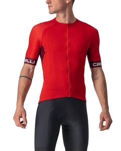 Castelli Entrata VI Koszulka Red/Bordeaux/Ivory L