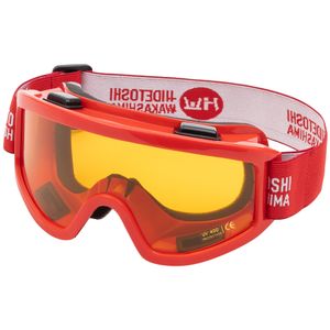 Einheitsgröße HW-34|HIDETOSHI WAKASHIMA "Higashi" Unisex Skibrille Snowboardbrille rot