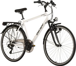 DaCapo trekingový bicykel pánsky 28'' Montreal biely turistický bicykel 21 prevodov RH 53 cm DaCapo 404T