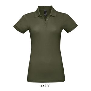 Damen Polo Shirt Prime - Farbe: Army - Größe: S