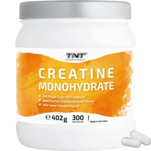 TNT Creatine Monohydrate 300 Kapseln mit Creapure® -  Germany 300 Kapseln ohne Geschmack