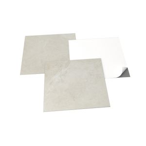 GENERIC - Vorabmuster der PVC Bodenbelag 15 x 15 cm - AJOS - Selbstklebende Fliesen - Marmoreffekt - Grau / Beige