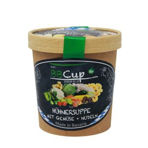 Billers Bio BBCup Instantsuppe Hühnersuppe mit Gemüse und Nudeln 70g