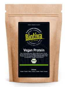 Biotiva Vegan Protein Pulver 900g aus biologischem Anbau