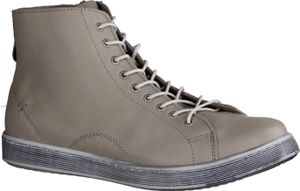 Andrea Conti 0341500111 Hightop Sneaker, Damenschuhe, Leder, Silbergrau - Damenschuhe Top Trends, Grau, leder