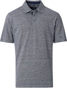 Casa Moda Polo dunkelblau meliert Regular Fit