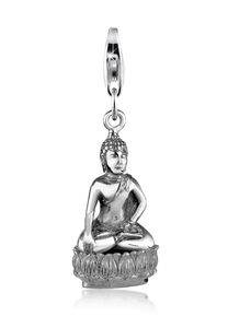 Nenalina Charm Buddha Karma Talisman Trend Symbol 925 Silber Silber