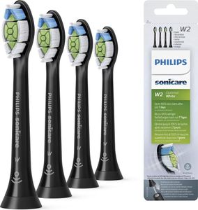 Philips Zahnbürste Zubehör Sonicare Optimal White - schwarz - 4er
