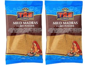 TRS Mildes Currypulver aus Madras (2 x 100g) | MILD Madras Curry Powder