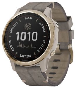 Garmin - Smartwatch Unisex fenix® 6S Pro Solar Gold 010-02409-26