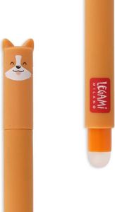Legami CORGI Hund Gel Schreiber Stift löschbar Tinte Schwarz radierbar Stärke M