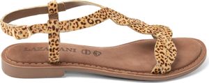 Lazamani Aida Damen Sandalen Leopard Größe 40