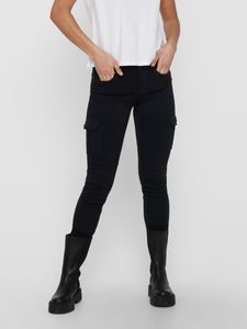 Kalhoty Cargo Denim Jogger Stretch Jeans Mid Waist Carrot Trousers - 40W / 32L