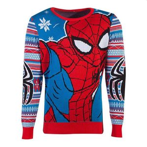 Marvel Spiderman Strick pullover Uni Weihnachten S