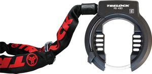 Trelock Rahmenschl.Set RS 430AZ/ZR355 abziehbarer Schl., sw, m. Kette, 8 Stück