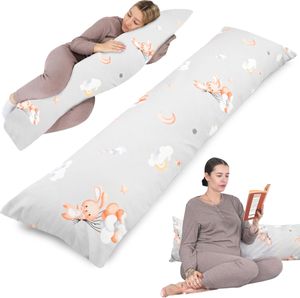 Vankúš na bočný spánok Tehotenský vankúš 40x145 cm - Útulný vankúš Vankúš na spanie Tehotenský vankúš Kojenecký vankúš Vankúš s poťahom pre bočných spáčov a dospelých