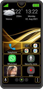 M6s Plus 32GB schwarz inklusive TPU Case und Displayschutz Smartphone