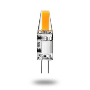 LED-Lampe, G4, 150lm ersetzt 16W, Stiftsockellampe, dimmbar, Warmweiß