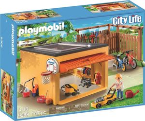 PLAYMOBIL, Garaż Z Miejscem Do Parkowania Rowerów