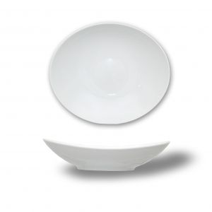 Thun 1794 Miska kompotová oválná, český porcelán, Loos, bílý, 14 cm, Thun