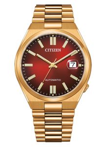 Citizen Herren Automatik Armbanduhr aus Edelstahl mit Edelstahl Armband - Tsuyosa Collection - NJ0153-82X