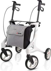 Topro Pegasus Carbonrollator – ultraleichter Rollator in Weiß, stilvoll und stabil