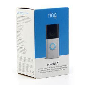 Ring Video Doorbell 3 von Amazon | HD-Video, fortschrittliche Bewegungserkennung und einfache Installation | Beinhaltet eine e 30-Tage-Testversion des Ring Protect-Tarifs.