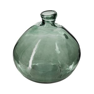 Vase "Dame Jeanne" - recyceltes Glas - khakigrün D 33 cm - Atmosphera créateur d'intérieur