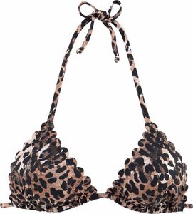 LASCANA Triangel-Bikini-Top braun-bedruckt Größe 40 A/B LASCANA Triangel-Bikini-Top braun-bedruckt Größe 40 A/B