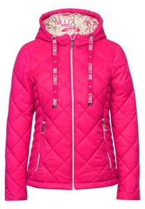 Street One Jacke kurz Damen short padded jacket Größe 38, Farbe: 13345 joyful pink