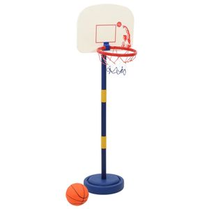 vidaXL Basketballkorb mit Ständer, Ball & Pumpe Verstellbar 90/121 cm