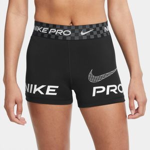 Nike W Np Df 3In Grx Short Black/Iron Grey/White L