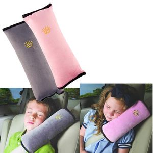 2 Stück Gurtpolster Schlafkissen Nackenstütze für Kinder, Auto Sicherheitsgurt Autositz Kopfkissen Gürtel Pillow Schulterschutz