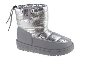 Big Star Kid's Shoes KK374218, Schneestiefel, für Mädchen, Silber, Größe: 31