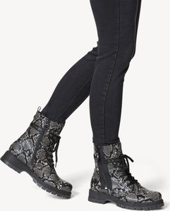 MARCO TOZZI by Guido Maria Kretschmer Fashion Damen Stiefelette Boots Stiefel, Größe:EUR 37, Farbe:Grau (Dk Grey STR)